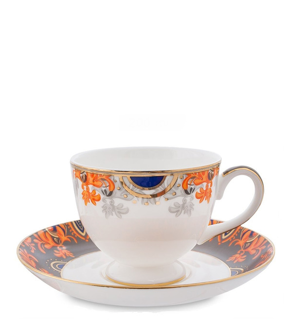 Tea set for 6 persons Riomaggiore Pavone – photo #5