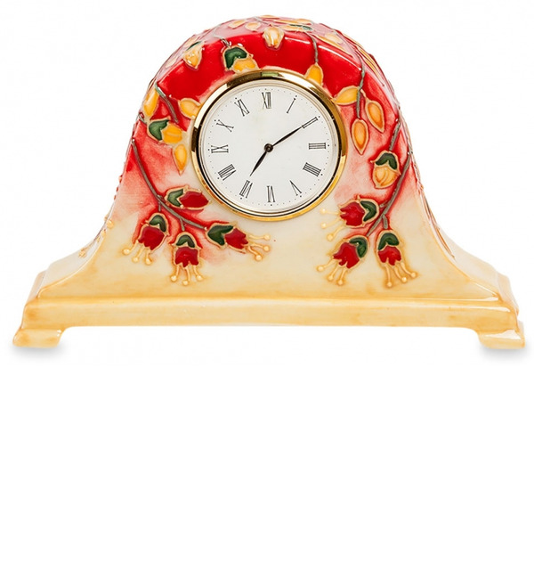 Porcelain clock Time of happiness (Pavone) – photo #1