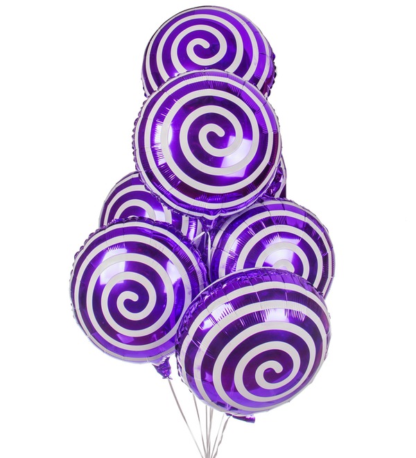 Bouquet of balloons Lollipops (7 or 15 balloons) – photo #1