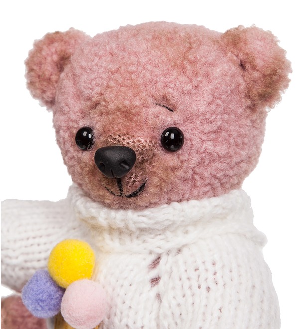 Handmade toy Bear Teddy in a sweater – photo #2