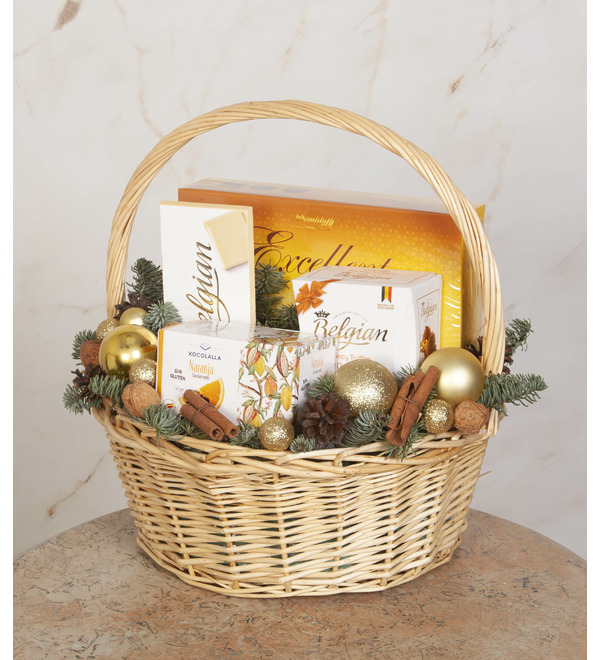 Подарочная корзина Золото праздника – фото № 3