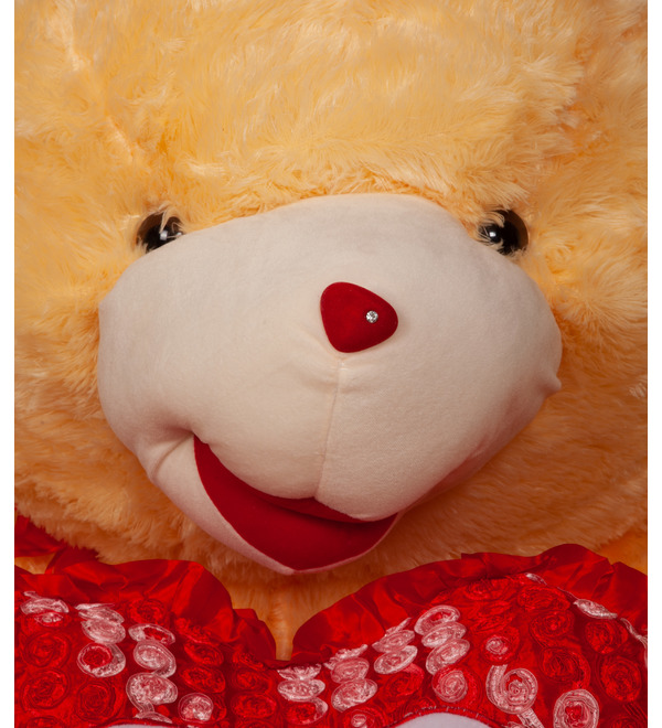 Мягкая игрушка Медведь с сердцем (150 см) – фото № 3