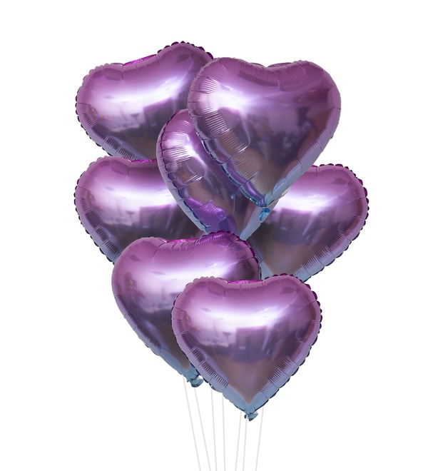 Bouquet of balloons Romance (7 or 15 balloons) – photo #1