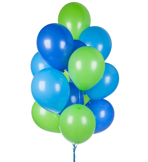 Bouquet of balloons Assorted for boy (15 or 31 balloons) – photo #1