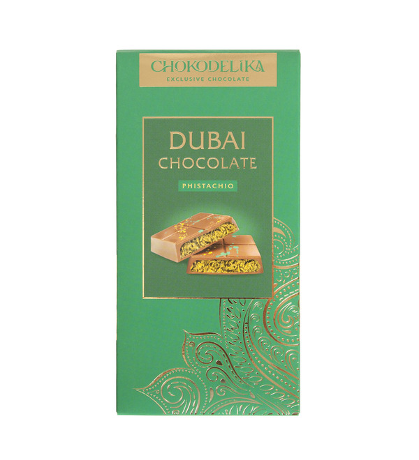 Шоколад молочный Dubai Pistachio – фото № 1