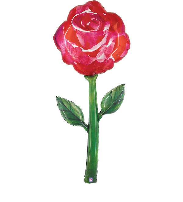Воздушный шар Роза (163 см) – фото № 1