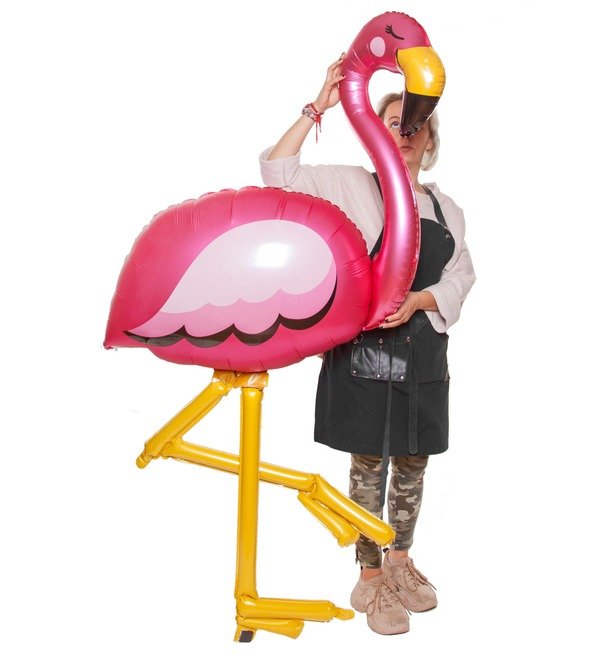 Walking Figure Flamingo (173 cm) – photo #2