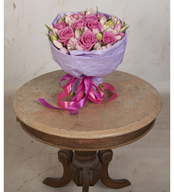 Букет-квартет Мечтательная особа – фото № 4