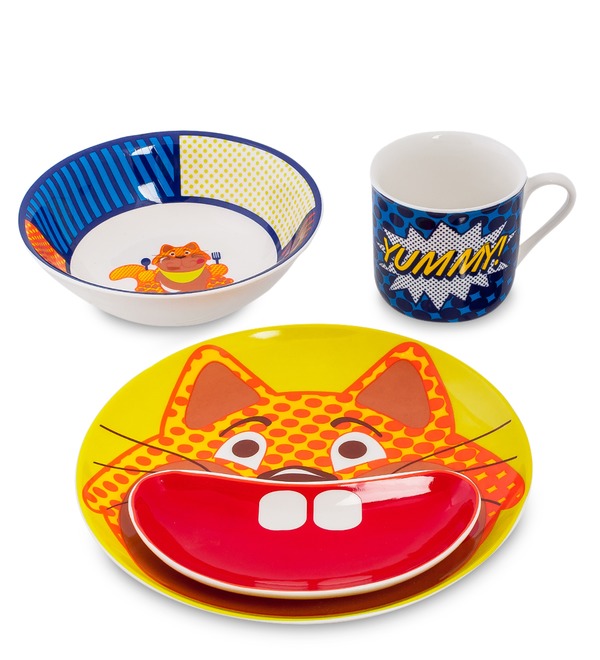 A set of dishes Cat gourmet (Craving cat / TOPCHOICE) – photo #1