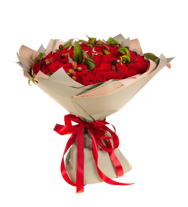 Bouquet-solo roses Grand Prix (15,25,35,51,75 or 101) – photo #4