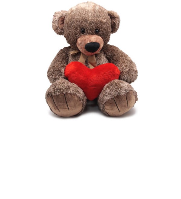 Soft toy Bear in love (70 cm) – photo #1