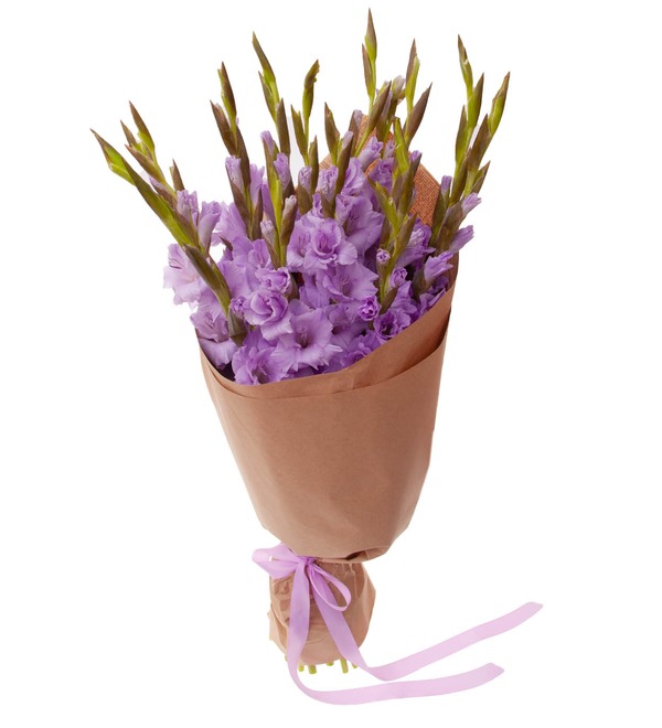 Bouquet-solo of purple gladioli (5,7,9,15,25 or 35) – photo #5