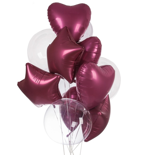 Bouquet of balloons True Love (11 or 21 balloons) – photo #1