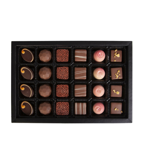 Конфеты ручной работы ассорти из темного и молочного шоколада – фото № 1