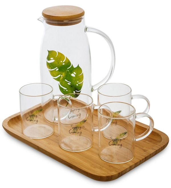 Set for drinks Monstera – photo #1