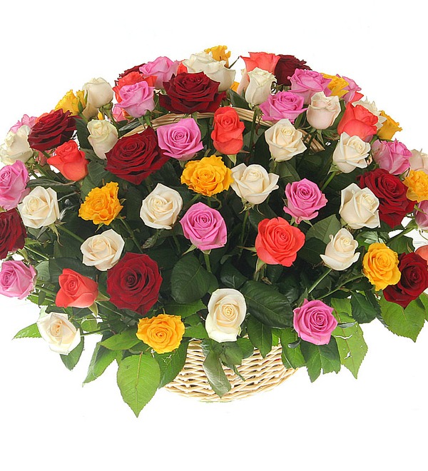 Композиция Праздничный салют (51, 101 или 201 роза) AR617 RUS – фото № 4