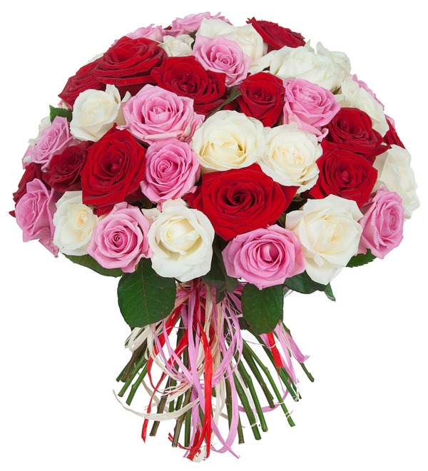 Bouquet of roses Berry summer (25, 51 or 75 roses) – photo #1