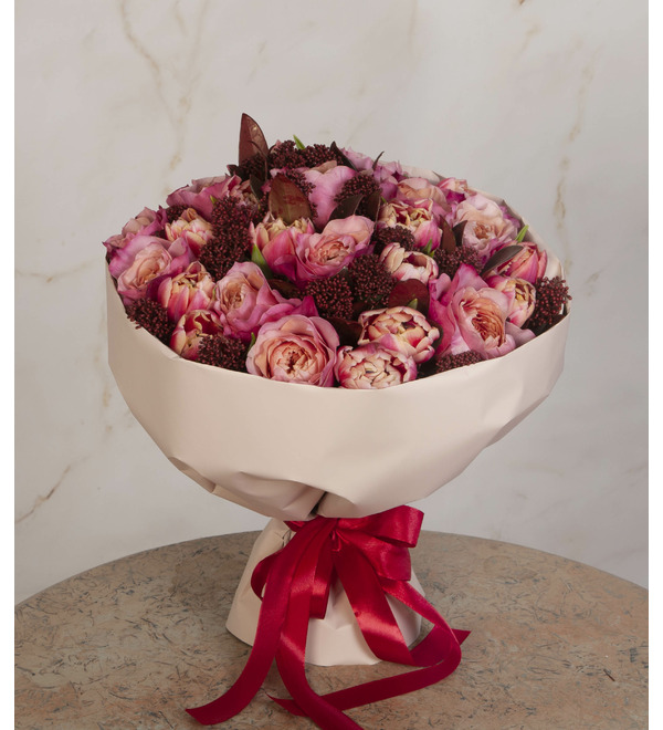 Букет-трио Розовый шарм – фото № 3