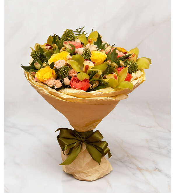 Bouquet-orchestra Spring Blues – photo #1