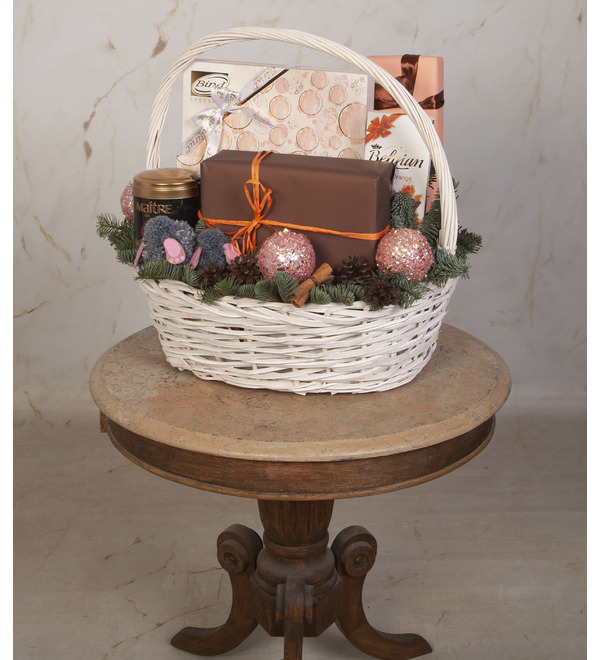 Подарочная корзина Розовый снегопад – фото № 4