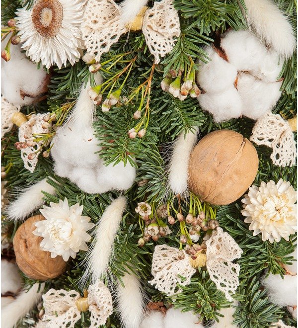 Christmas tree White lace (50 cm) – photo #2