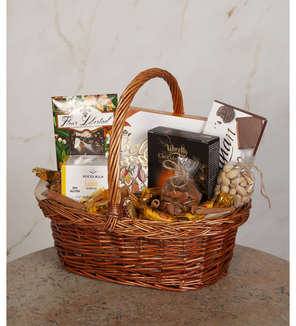 Подарочная корзина Сладкая коллекция – фото № 3