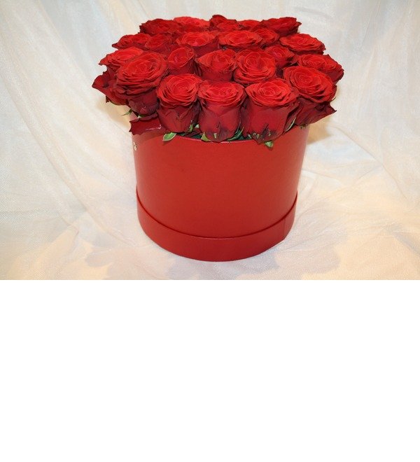 Шляпная коробка с красными розами ITBOX1 MIL – фото № 1