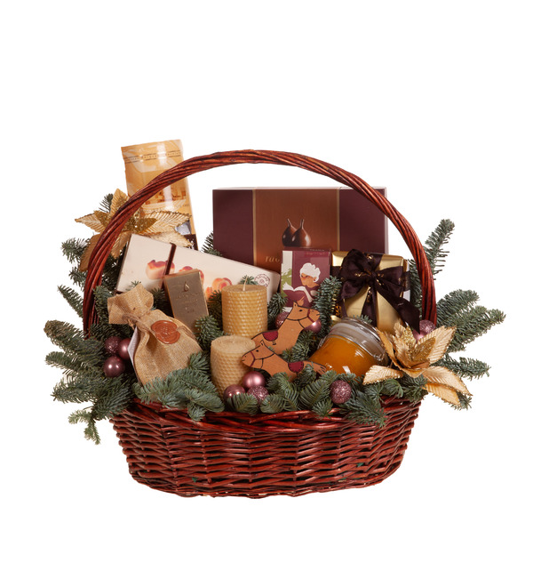 Gift basket Golden flowers – photo #4