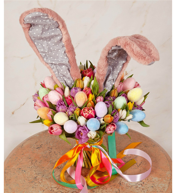 Bouquet-orchestra Spring rabbit – photo #1