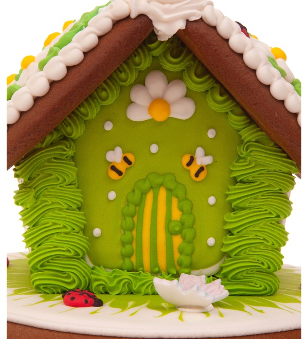 Gingerbread house with bees – photo #3