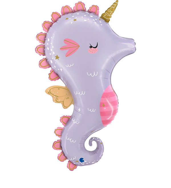 Balloon Seahorse - Unicorn (91 cm) – photo #1