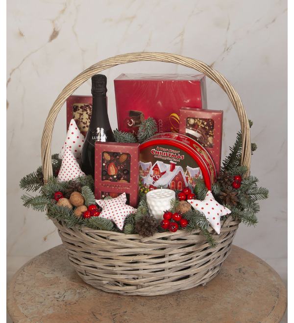 Подарочная корзина Праздничный круговорот – фото № 1