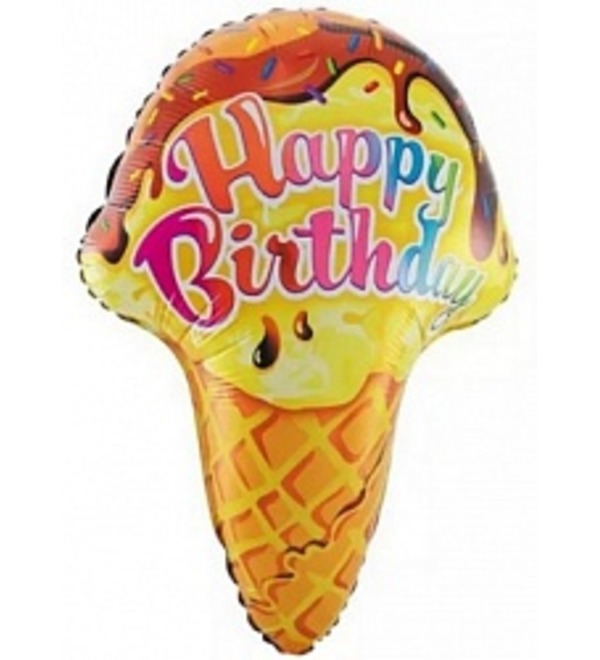 Воздушный шар Мороженое (71 см) – фото № 1