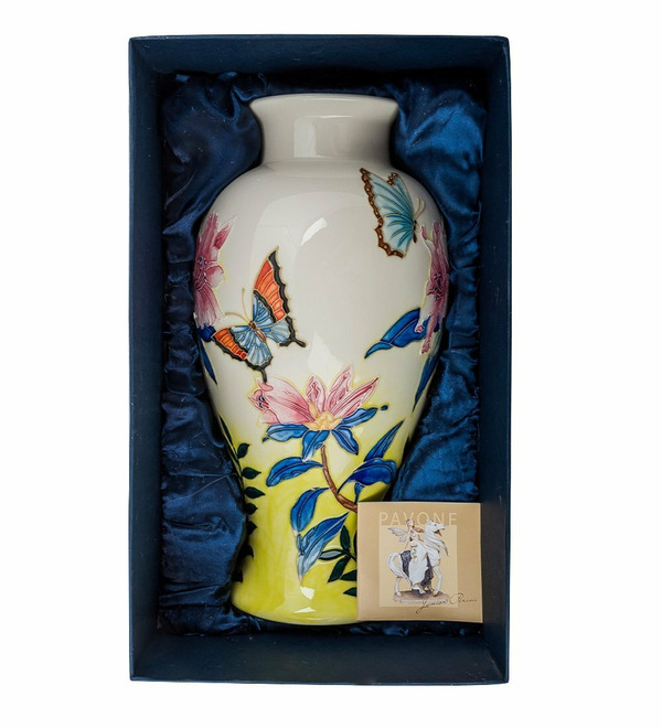 Porcelain vase Flowers (Pavone) – photo #2