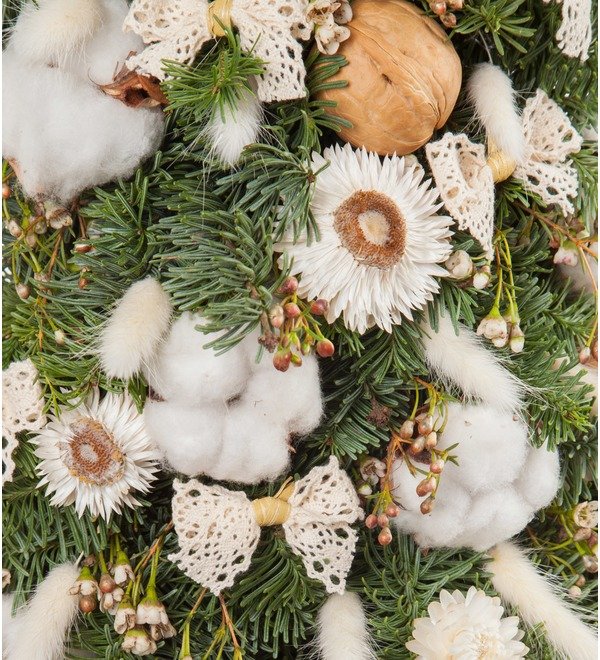 Christmas tree White lace (50 cm) – photo #3