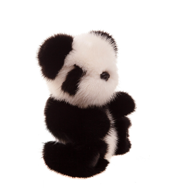 Handmade toy from mink fur Panda – photo #3