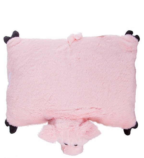 Мягкая игрушка-подушка Розовая Ховронья – фото № 3