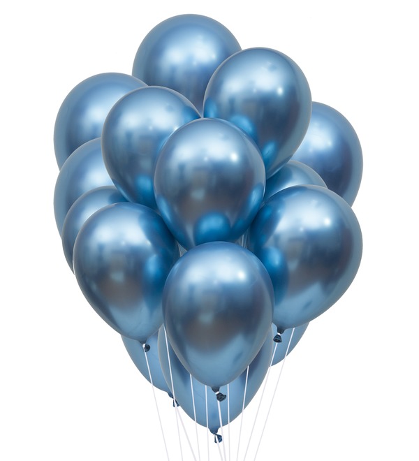 Bouquet of balloons Sapphire (15 or 31 balloons) – photo #1