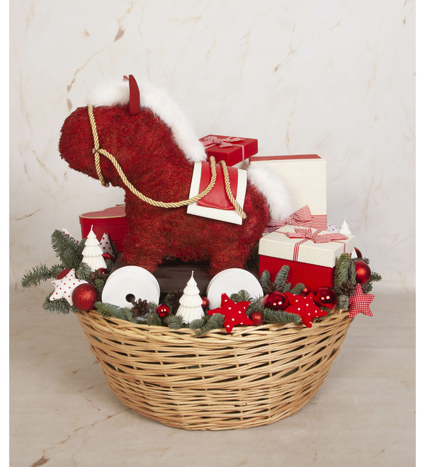 Подарочная корзина Маленькая лошадка – фото № 4