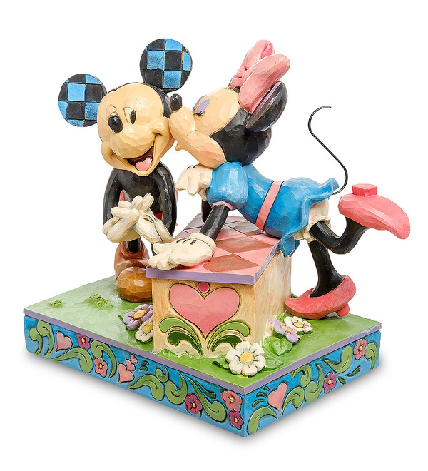 Figurine Mickey and Minnie: The booth of Kisses (Disney) – photo #3