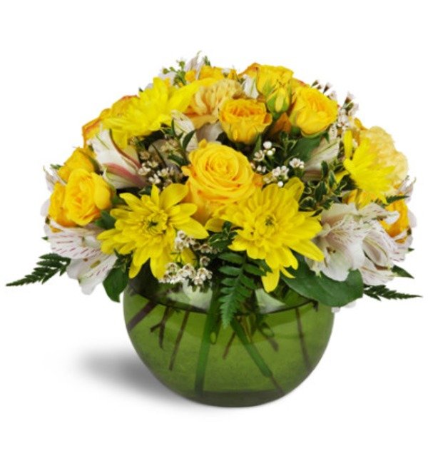 Цветочная композиция в вазе Сюрприз BC1012 WIL – фото № 1