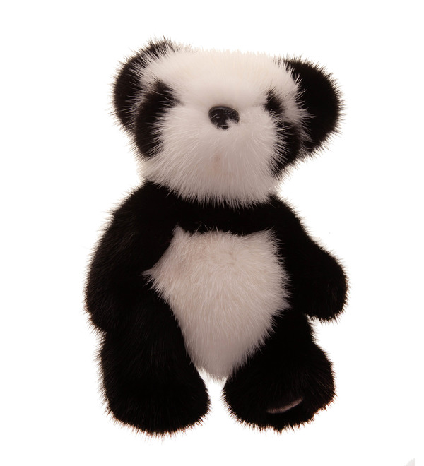 Handmade toy from mink fur Panda – photo #4
