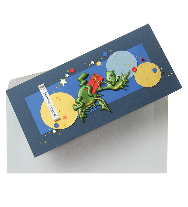 Открытка ручной работы С Новым годом – фото № 2