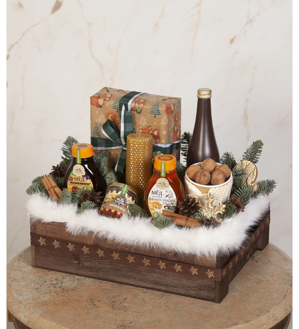 Подарочное кашпо Зимнее угощение – фото № 3