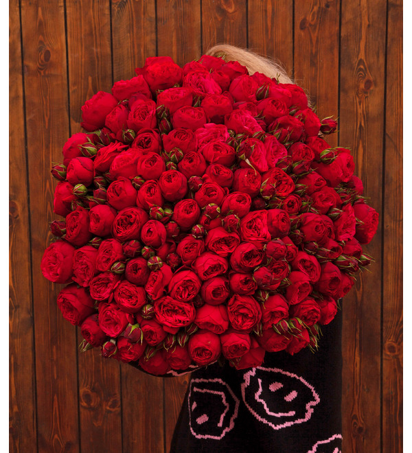 Bouquet-solo roses Red Piano (75,101,151 or 201) – photo #1