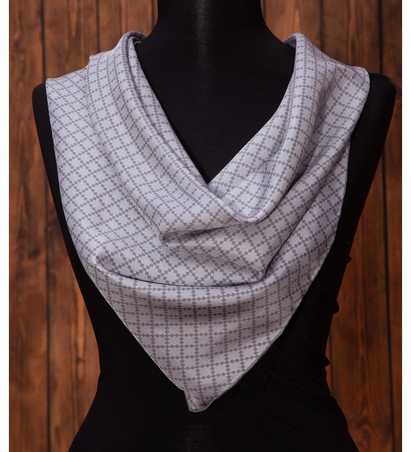 Silk scarf GUCCI Straightness (Italy, 37x37 cm) – photo #4