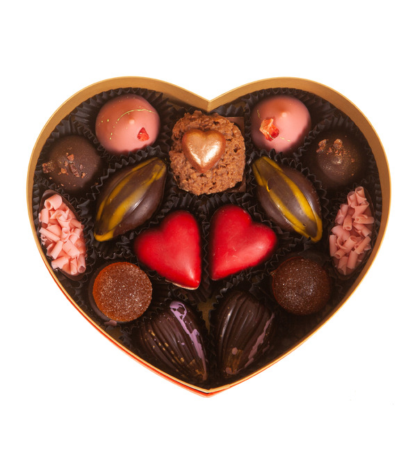 Конфеты ручной работы из бельгийского шоколада Воздушный поцелуй – фото № 1