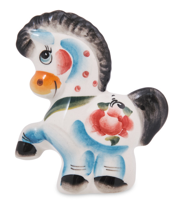 Статуэтка Лошадка-Буран (Гжельский фарфор) – фото № 3