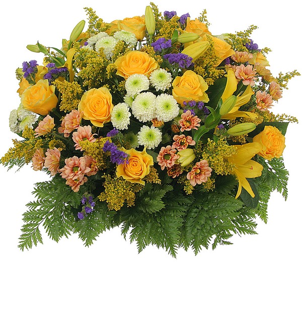 Mixed flower arrangement Warm greetings AT K7 STO – photo #2