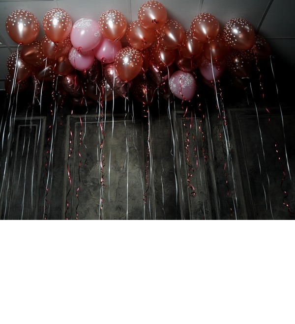Оформление потолка воздушными шарами – фото № 2